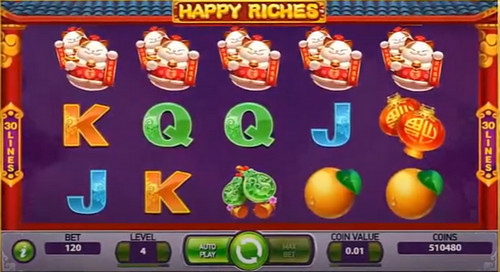 happy riches new netent slot free spins