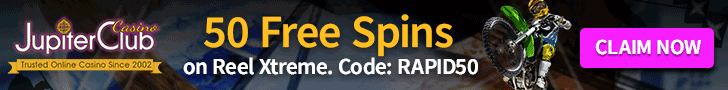 JupiterClub no deposit free spins bonus code