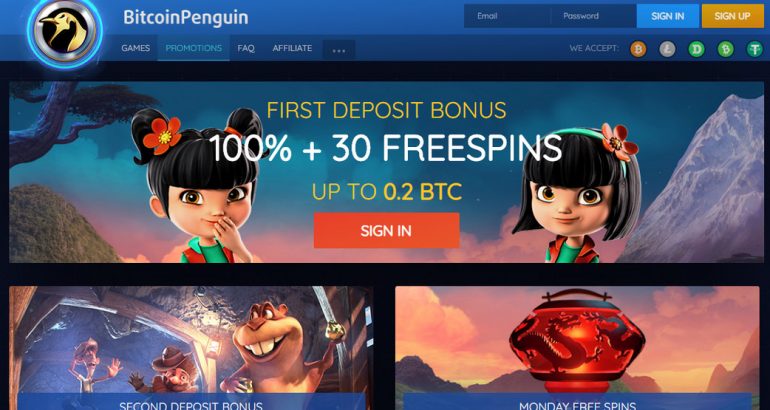 bitcoin penguin no deposit