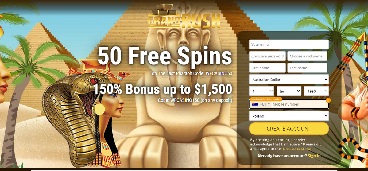 31 100 % free Spins No- 5 deposit bonus deposit Offered Quickly