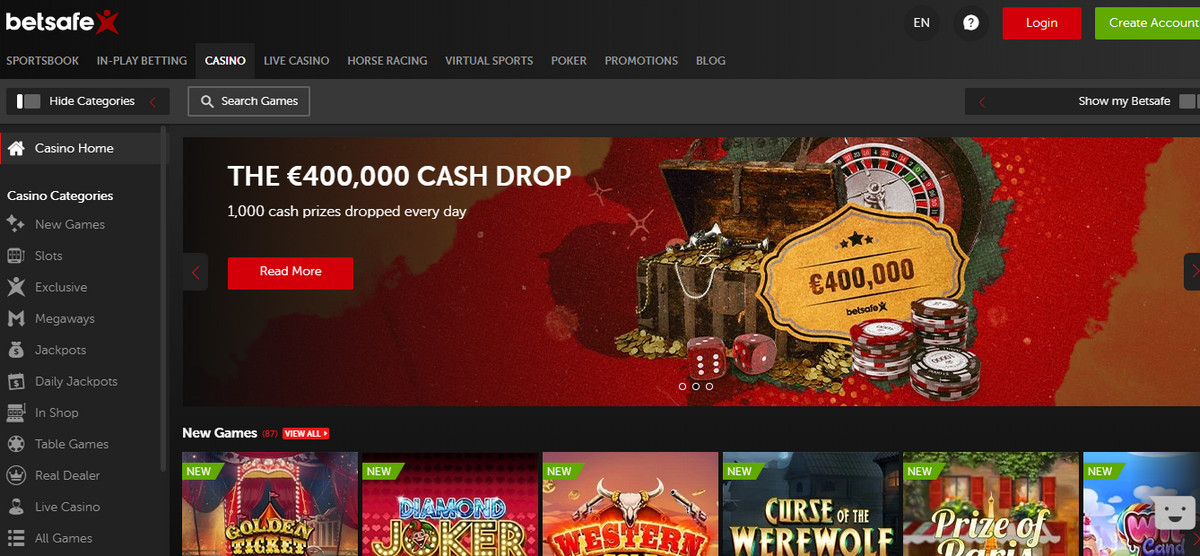 betsafe casino bonus