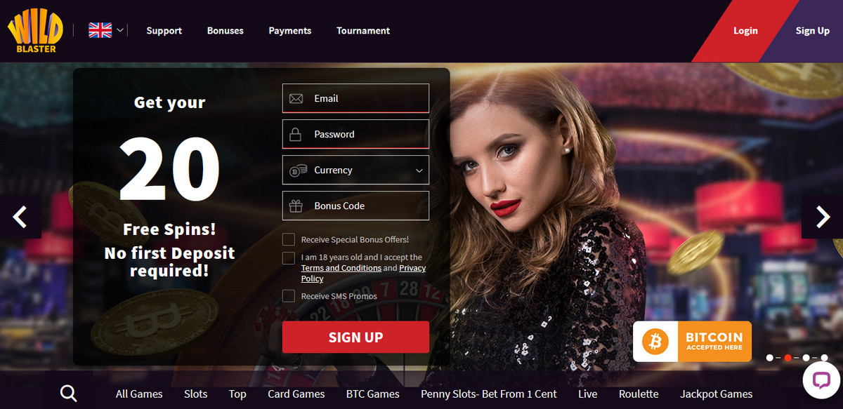 Internet portal, describes in articles about casino: popular entry