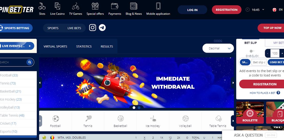 spinbetter login casino