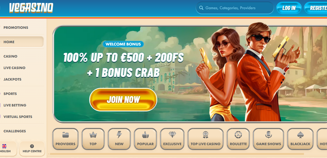 Vegasino casino app