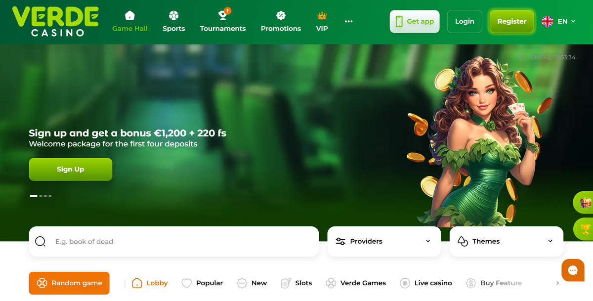 Verde Casino Promo Code