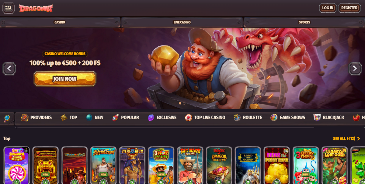 Walzenlayout und Symbole im Überblick, Dragonia Casino Review für deutsche Spieler