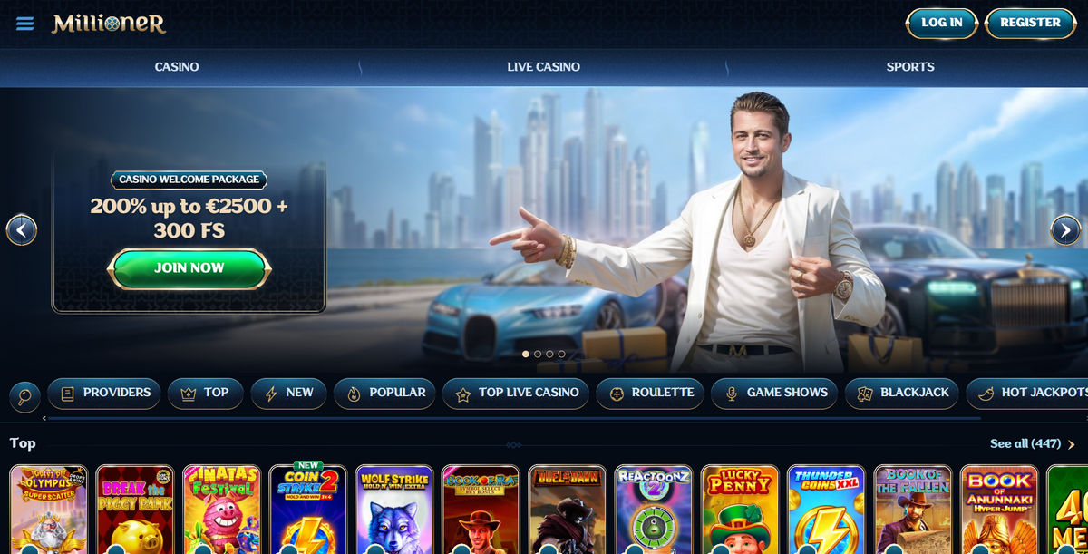 Cod bonus million casino