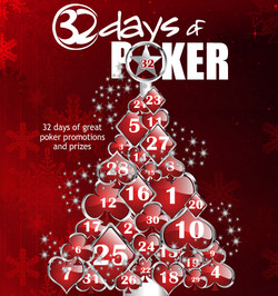 32redpoker christmas calendar 2016
