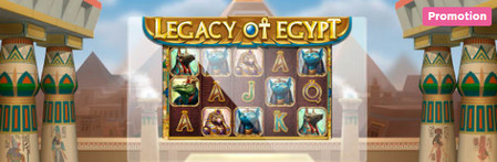 mrgreen new slot legacy of egypt 100 free spins may 2018