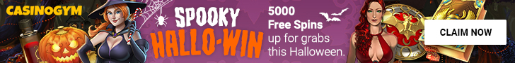 casinogym 50 no deposit free spins halloween