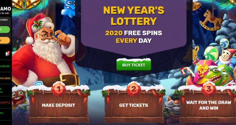 Playamo New Year’s Lottery – 2020 Free Spins Every Day playamo new no deposit bonus code free