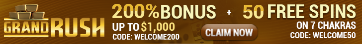 Grandrush no deposit promo code bonus aus nz