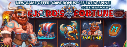 Fjords Fortune no deposit coupon code bonus
