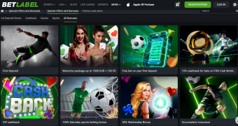 BetLabel Casino & Sportsbook Bonuses