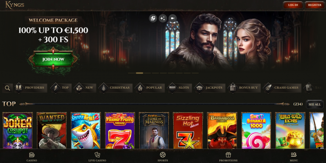 Kyngs Casino & Sportsbook Bonuses