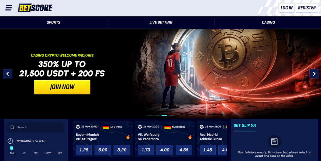 BetScore Casino & Sportsbook Bonuses