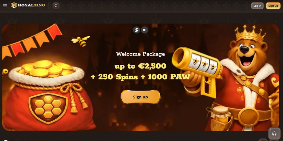 Royalzino exclusive 50 no deposit free spins