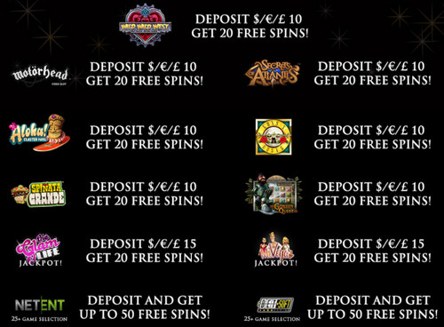 casinomx unlimited free spins netent slots 2018