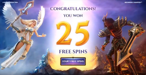 Archangels Salvation 20 no deposit free spins netent casino