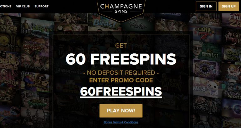 ChampagneSpins 30 no deposit free spins bonus champagnespins 20 no deposit free spins exclusive new casino