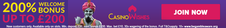casinowishes 200 bonus new trusted uk casino