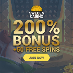 swedencasino 200 bonus 50 free spins finland