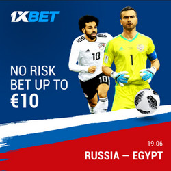1xbet no risk free bet bonus sportsbook russia 2018