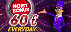 Casinoisy 60 eur 20 no deposit every day free spins
