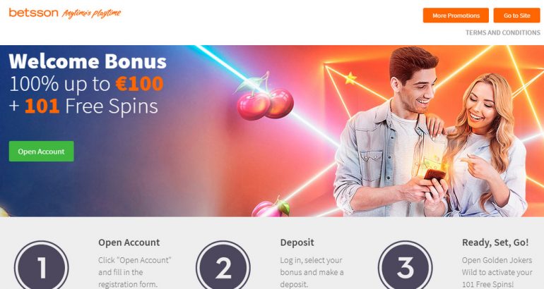 Betsson 101 free spins + 100% bonus sport & casino betsson 100 no deposit free spins bonus 2019 new code