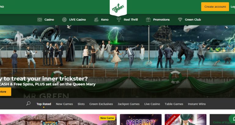 MrGreen Halloween 2018 promotion & Queen Mary draw mrgreen halloween 2018 free spins bonus money 2019