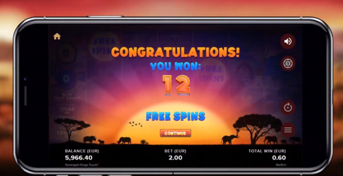 Serengeti Kings review slot bonus code free