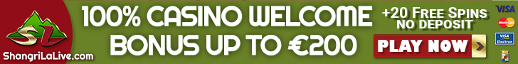 shangrilalive casino 20 no deposit free spins bonus