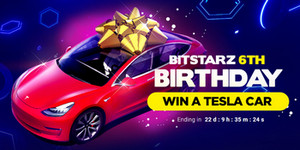 bitstarz birthday bonus promotion tesla car
