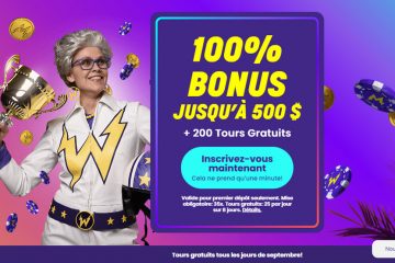 Wildz 200 Tours Gratuits + 500 EUR bonus de bienvenue Wildz 200 Tours Gratuits + 500 EUR bonus de bienvenue