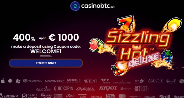 Casinobtc 400% up to 1000 EUR & More Promotions Casinobtc bet no deposit bonus code gratis